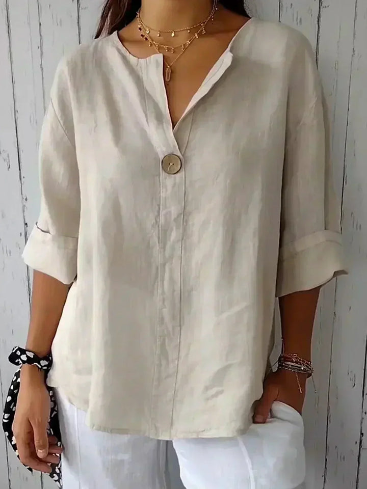 Angela™ | Blusa Casual de Cuello en V
