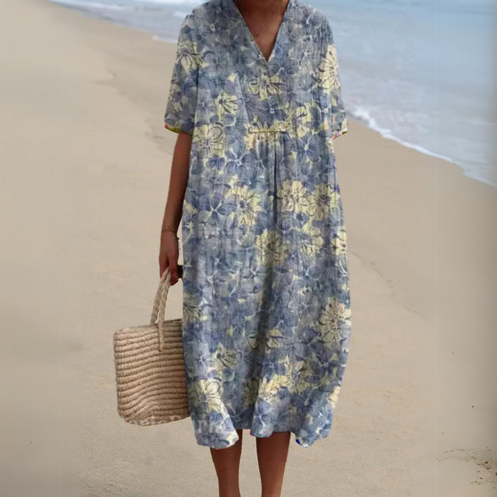 Nathalie - Vestido Floral Elegante