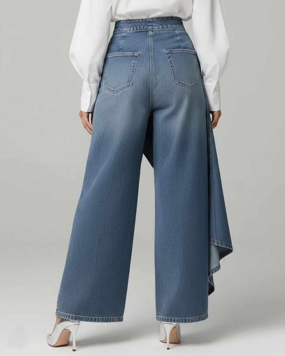 Audrey | Pantalones Envueltos de Denim