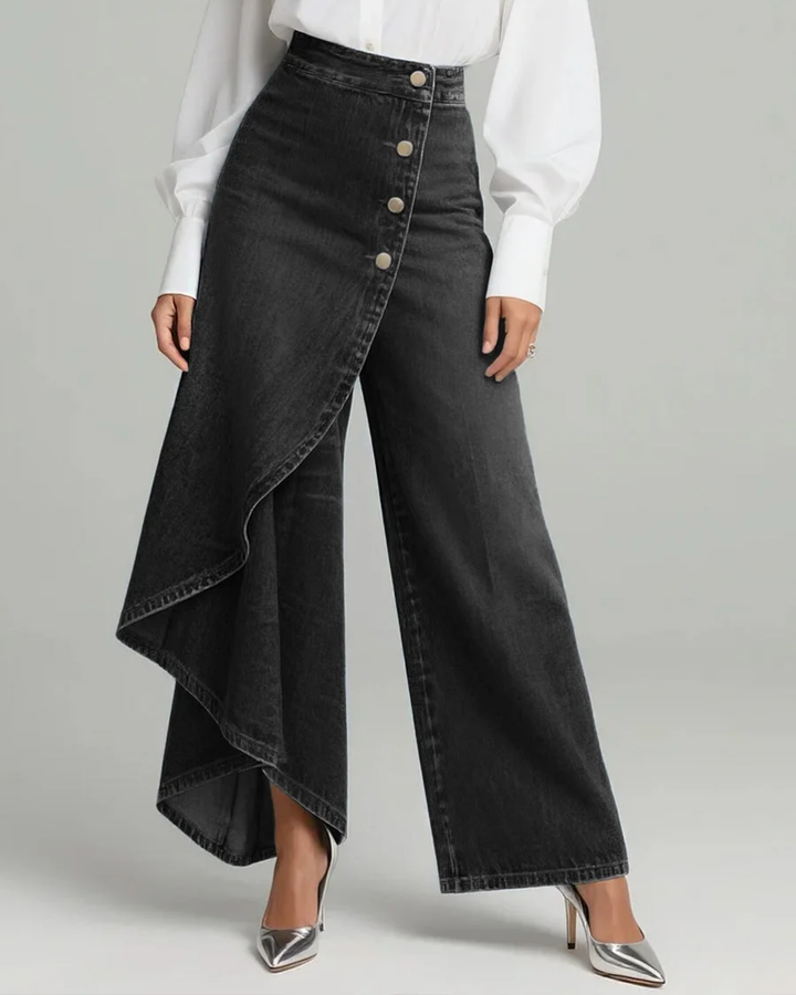 Audrey | Pantalones Envueltos de Denim