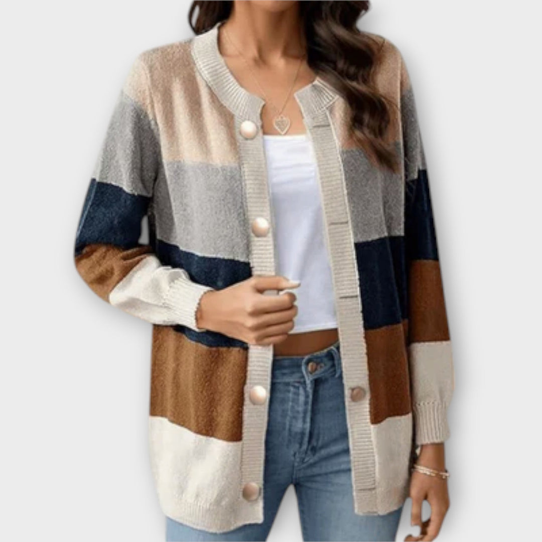 Lottenia - Cardigan a Rayas