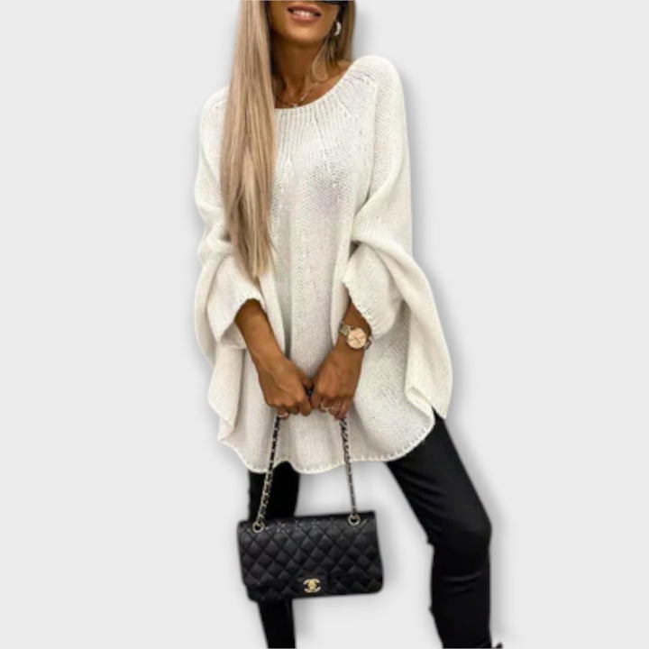 Izabel | Suéter elegante para mujer con cuello redondo