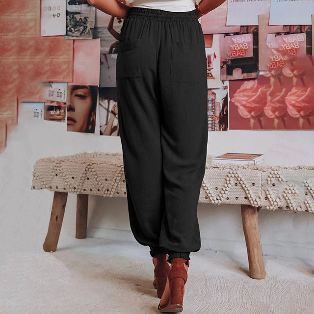 Elena | Pantalones Elegantes con Cordón