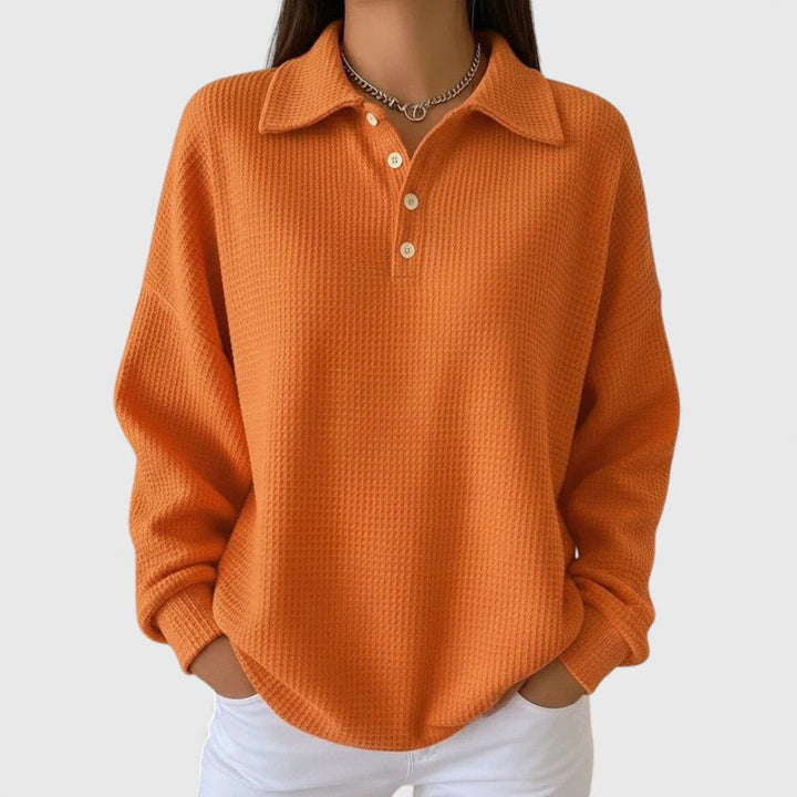 Mara | Jersey suave con cuello