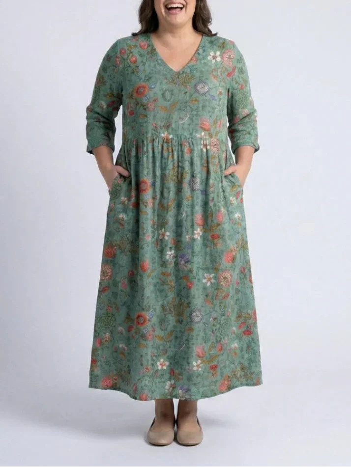 Camille | Vestido largo floral