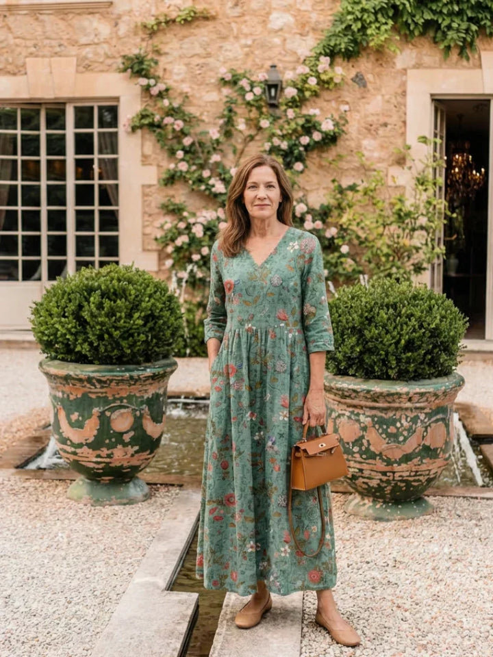 Camille | Vestido largo floral