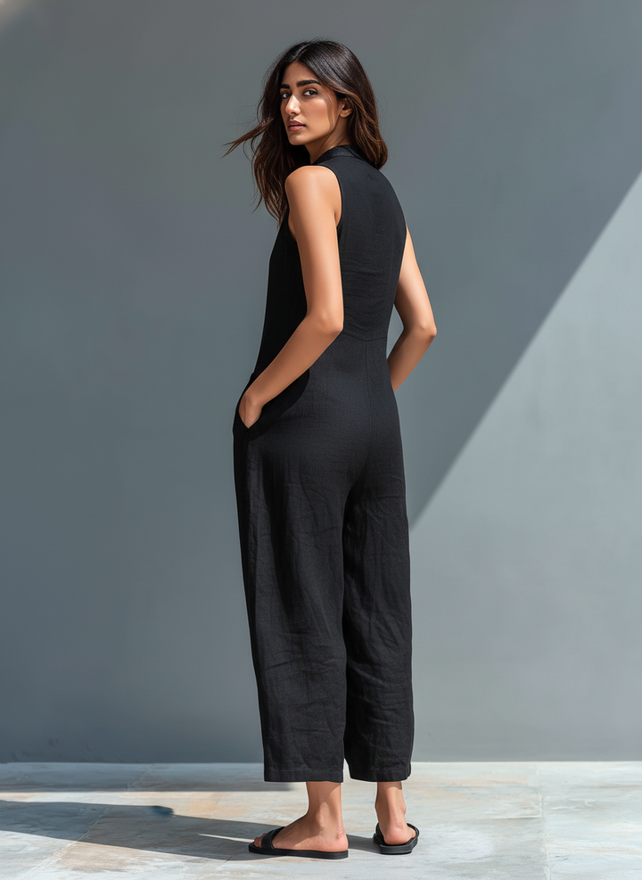 Martina - Mono Elegante Sin Mangas