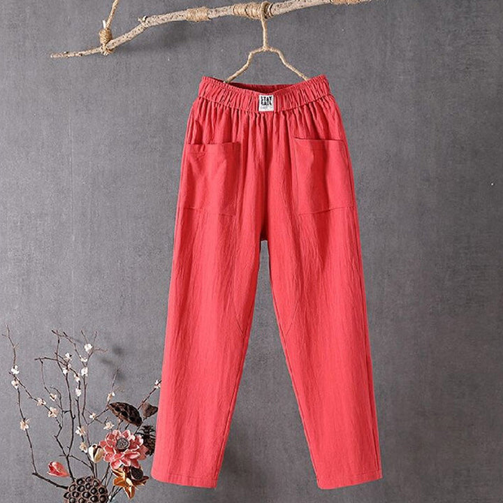 Mercedes | Pantalones Relajados con Bolsillos