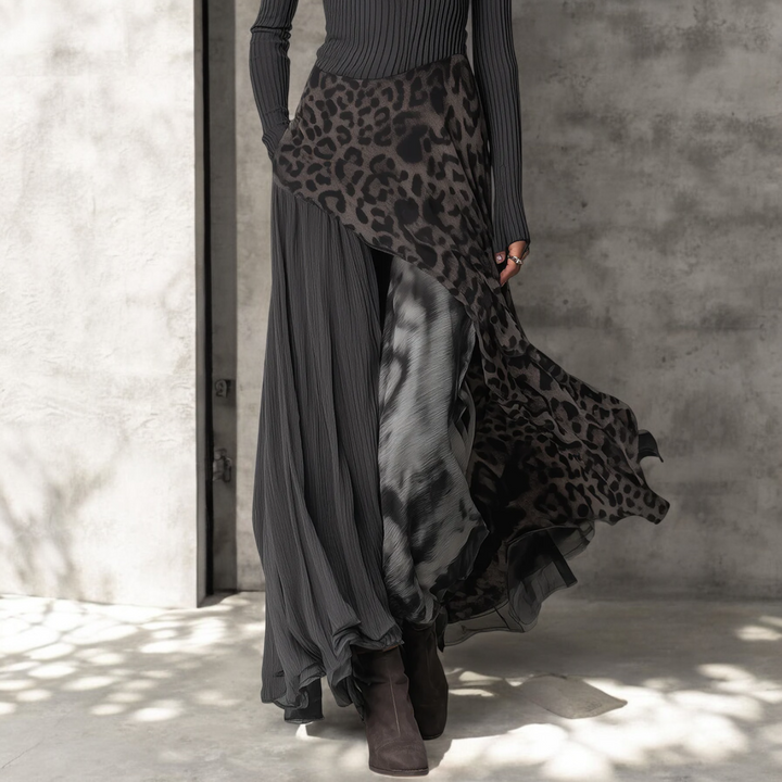 NKEM™ | Vestido Largo Leopardo