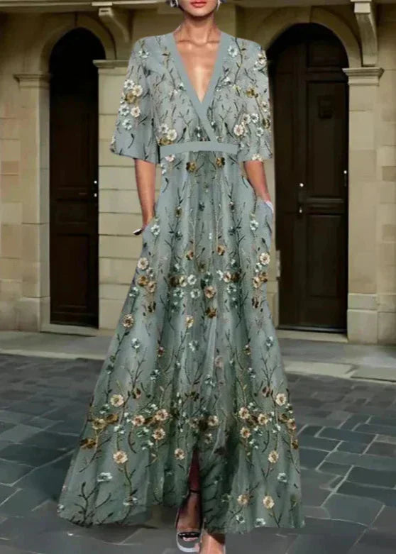 Romi | Vestido maxi floral elegante