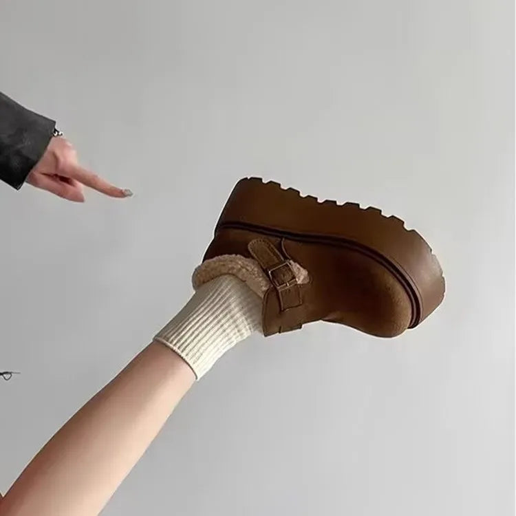 Elisa | Botas con plataforma elegante para invierno con un toque moderno