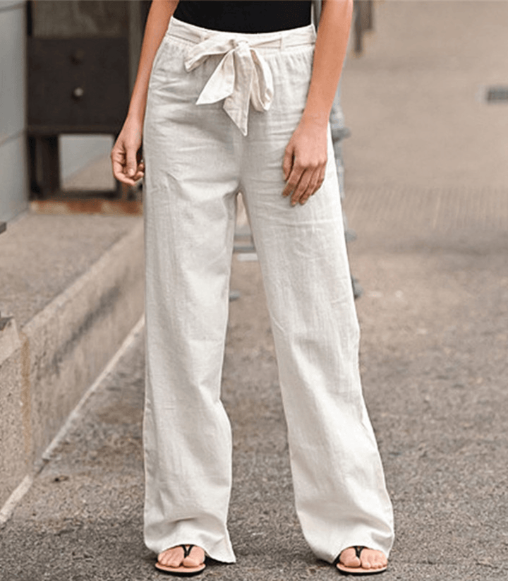 Daniela | Pantalón de Relax Mujer con Cordón y Cintura Elástica