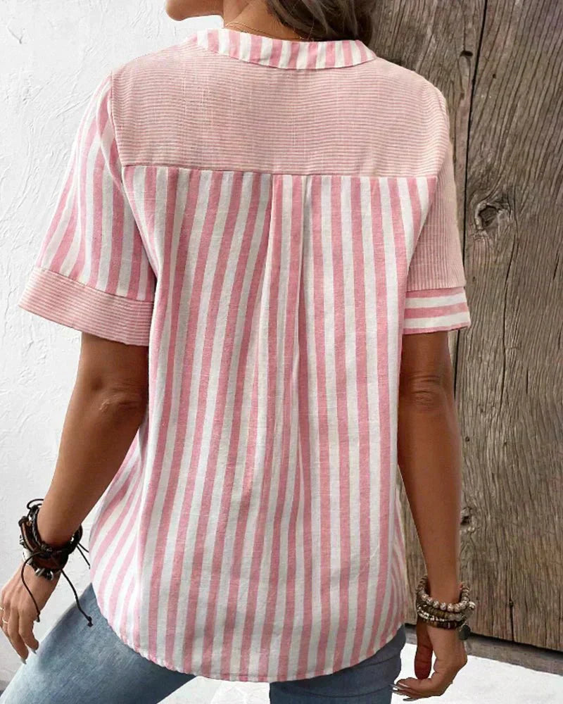 Monroe™ | Blusa de Rayas Suaves