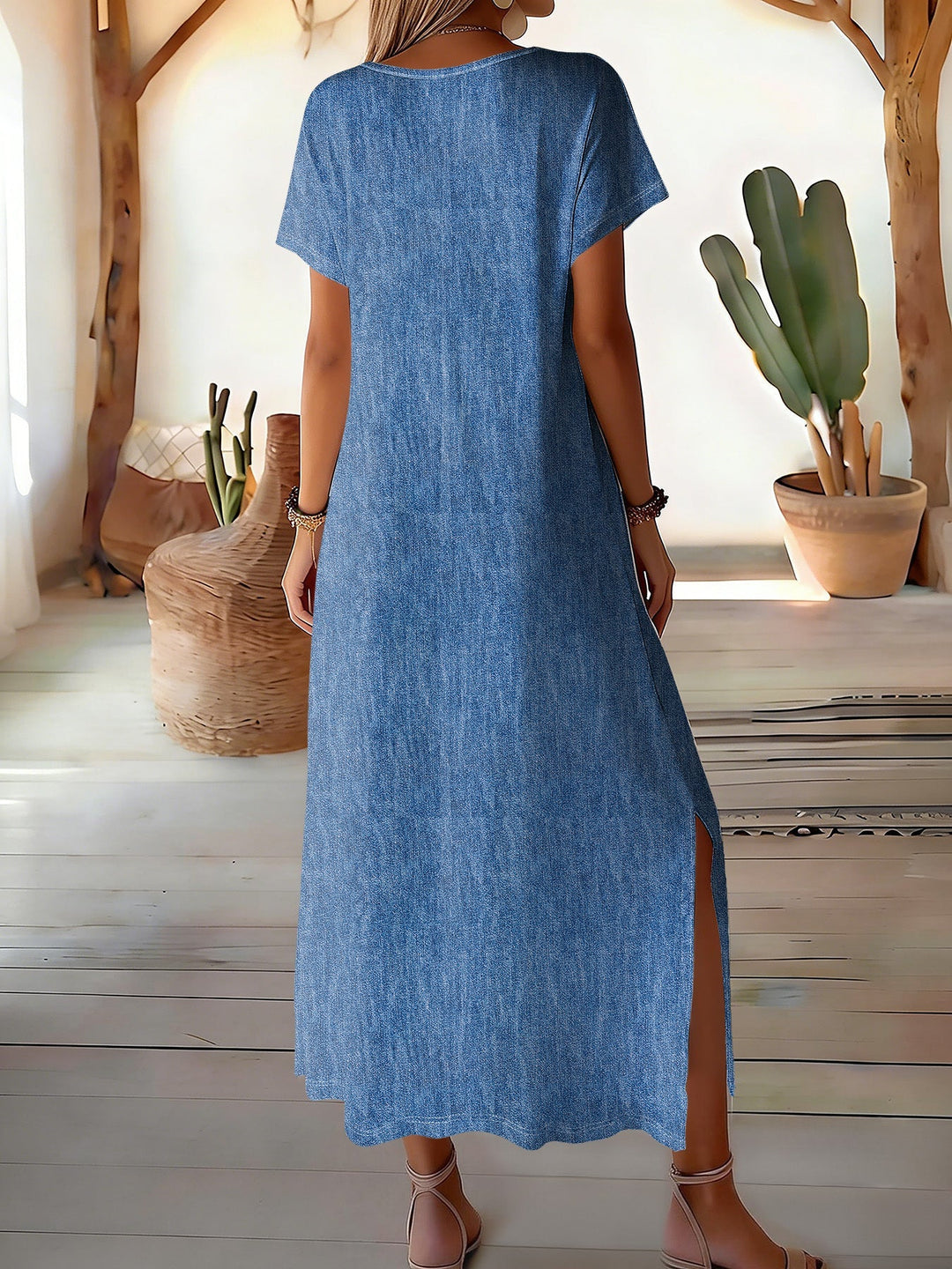 Helen | Vestido Retro de Jean Estiloso